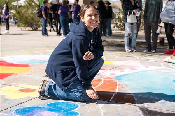  Chalk art