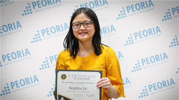  Dr. Santarelli Leadership Scholarship Recipient Sophia Le