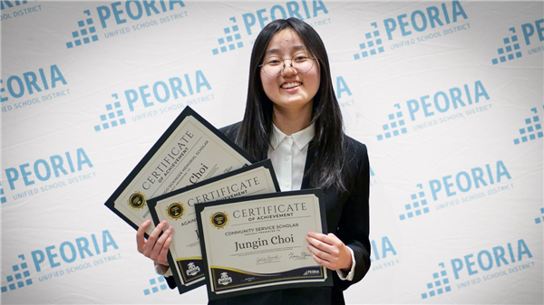  Community Service Scholarship Recipient Jungin Choi